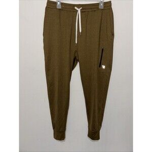 VUORI Sunday Performance Jogger Men's Large Elastic Waist Tobacco Heather NWOTS